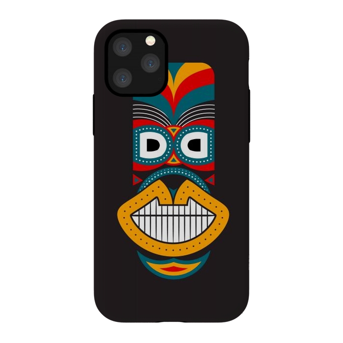 iPhone 11 Pro StrongFit Colorful Tikki by TMSarts