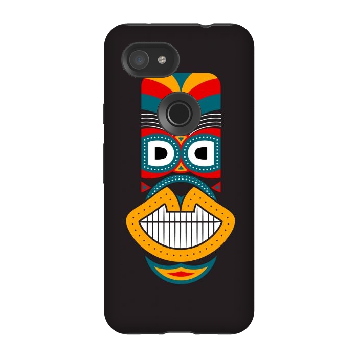 Pixel 3A StrongFit Colorful Tikki by TMSarts