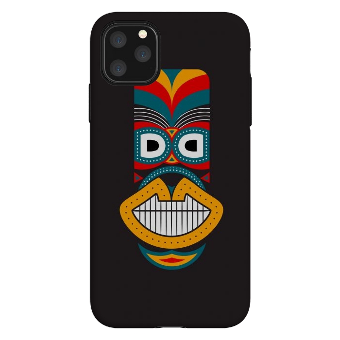 iPhone 11 Pro Max StrongFit Colorful Tikki by TMSarts