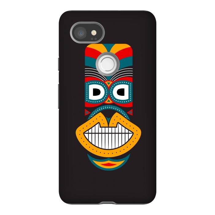 Pixel 2XL StrongFit Colorful Tikki by TMSarts