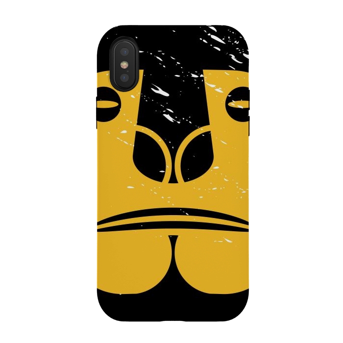 iPhone Xs / X StrongFit Angry Tikki by TMSarts