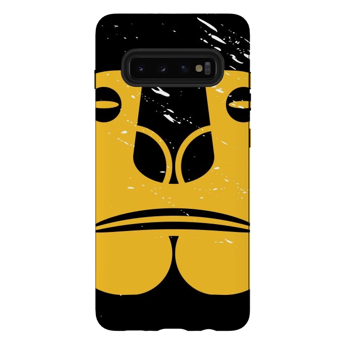 Galaxy S10 plus StrongFit Angry Tikki by TMSarts