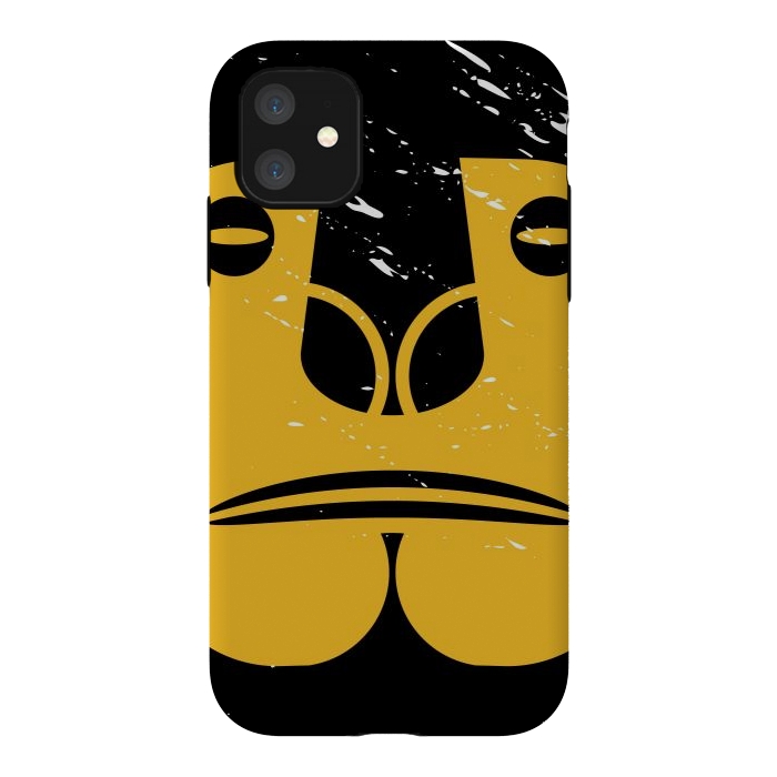 iPhone 11 StrongFit Angry Tikki by TMSarts