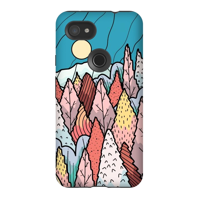 Pixel 3AXL StrongFit The hill behind a forest by Steve Wade (Swade)