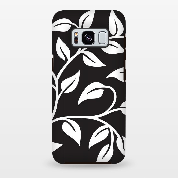 Galaxy S8 plus StrongFit White Leaves  by Winston