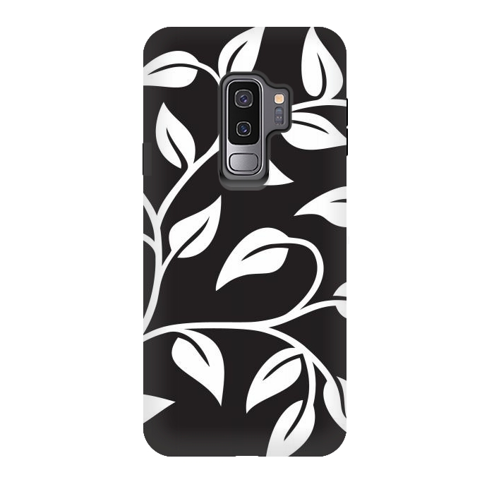 Galaxy S9 plus StrongFit White Leaves  by Winston