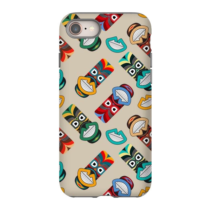 iPhone SE StrongFit Ethnic Tikki Masks by TMSarts