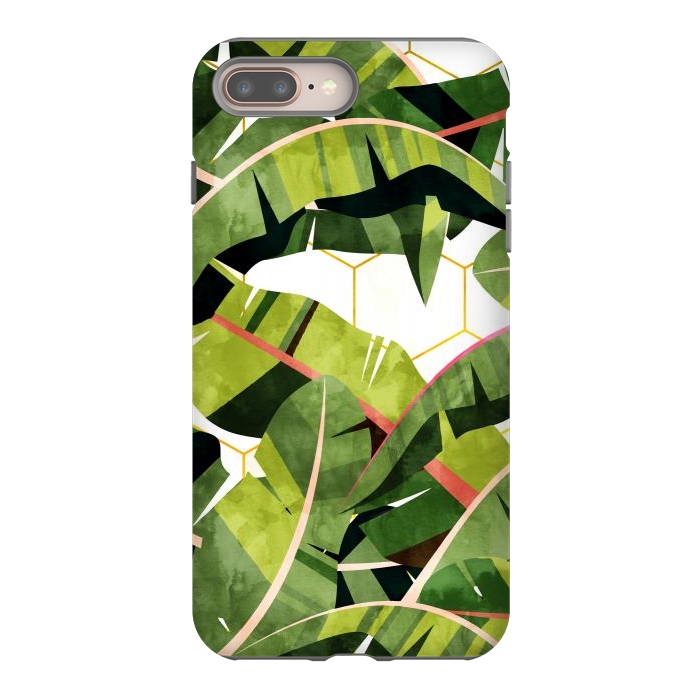 iPhone 8 plus StrongFit Banana Leaf Salad With Garlic Butter Dressing by Uma Prabhakar Gokhale