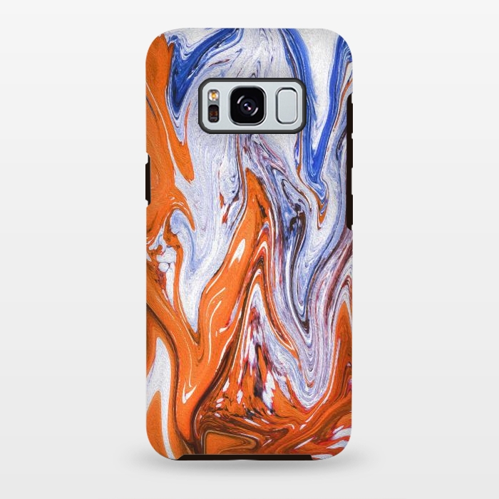 Galaxy S8 plus StrongFit Abstract Marble-III by Creativeaxle