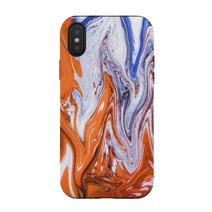 iPhone Xs / X StrongFit Abstract Marble-III by Creativeaxle