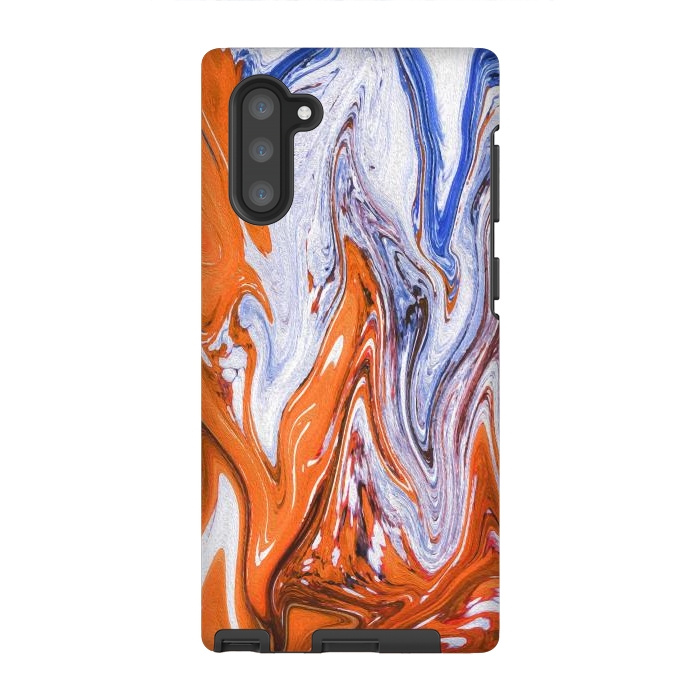 Galaxy Note 10 StrongFit Abstract Marble-III by Creativeaxle