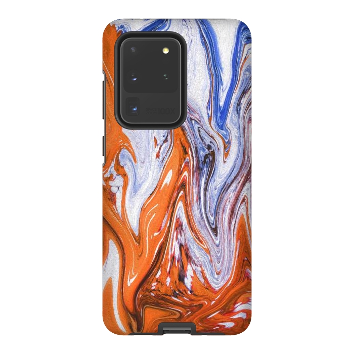 Galaxy S20 Ultra StrongFit Abstract Marble-III by Creativeaxle