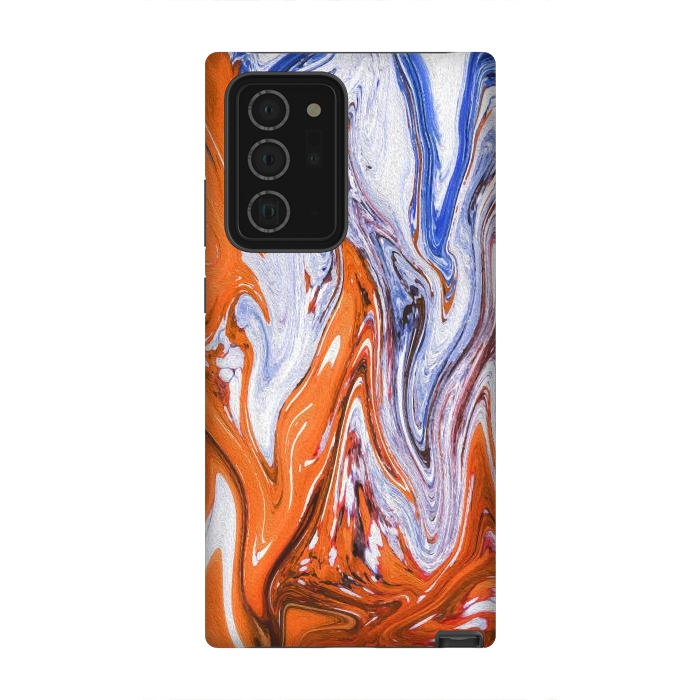 Galaxy Note 20 Ultra StrongFit Abstract Marble-III by Creativeaxle