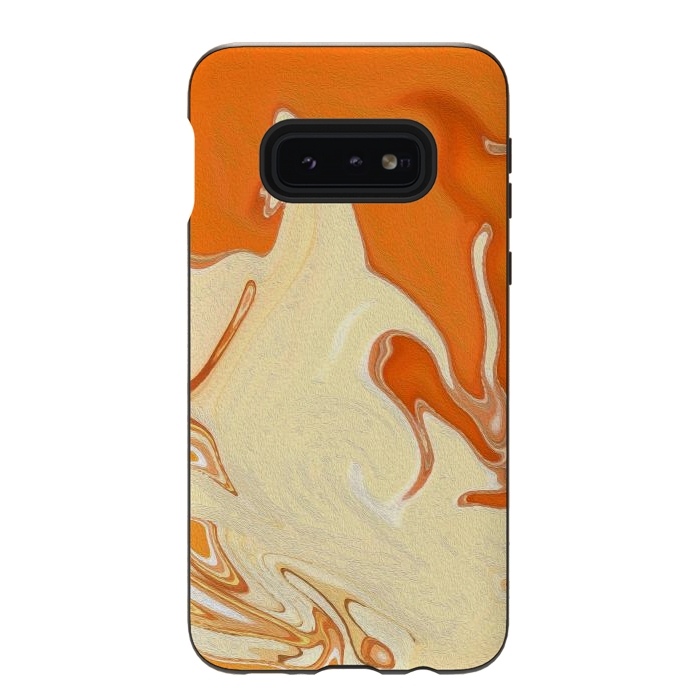 Galaxy S10e StrongFit Abstract Marble-IV by Creativeaxle