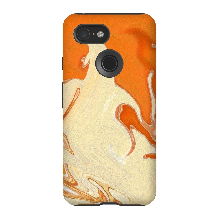 Pixel 3 StrongFit Abstract Marble-IV by Creativeaxle