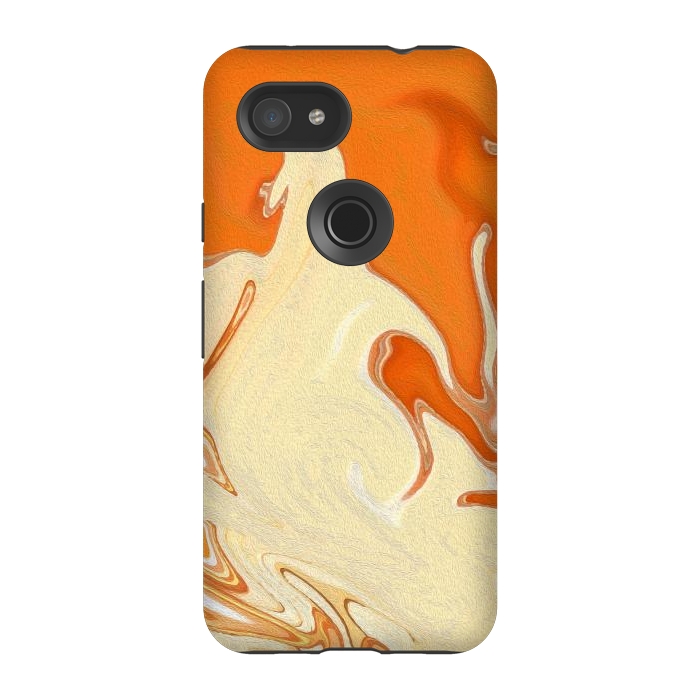 Pixel 3A StrongFit Abstract Marble-IV by Creativeaxle
