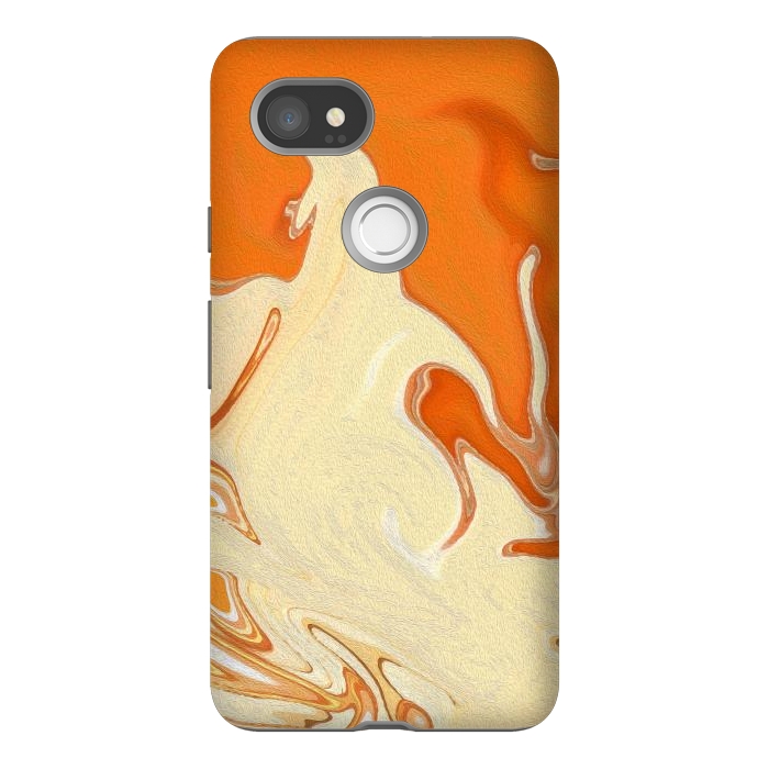 Pixel 2XL StrongFit Abstract Marble-IV by Creativeaxle