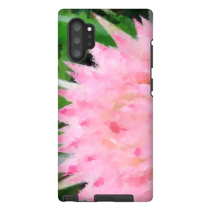 Galaxy Note 10 plus StrongFit Pink Explosion by Majoih