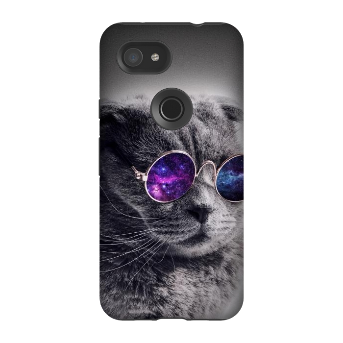 Pixel 3A StrongFit Cat wearing sunglasses  by Winston