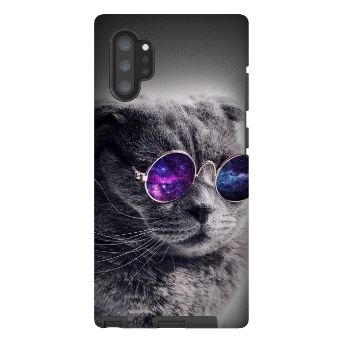Galaxy Note 10 plus StrongFit Cat wearing sunglasses  by Winston
