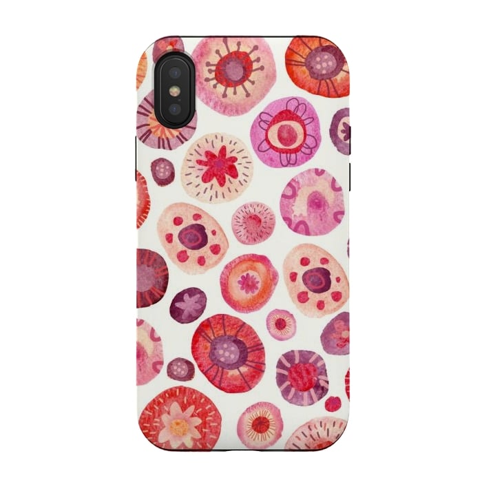 iPhone Xs / X StrongFit All the Flowers by Nic Squirrell