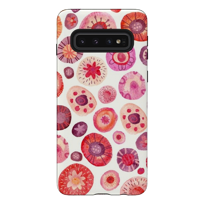 Galaxy S10 StrongFit All the Flowers by Nic Squirrell
