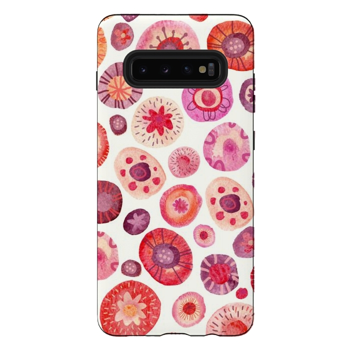 Galaxy S10 plus StrongFit All the Flowers by Nic Squirrell