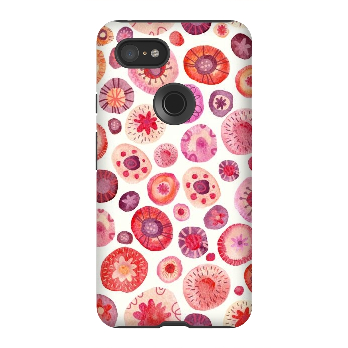 Pixel 3XL StrongFit All the Flowers by Nic Squirrell