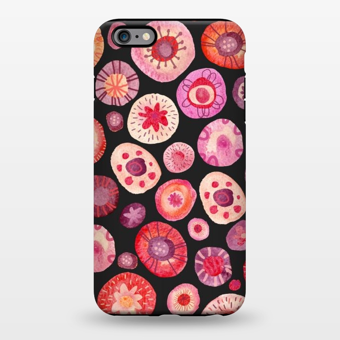 iPhone 6/6s plus StrongFit All the Flowers Dark by Nic Squirrell