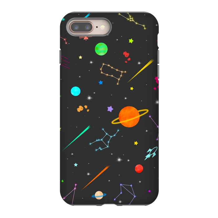 iPhone 7 plus StrongFit Aesthetic colorful space by Jms