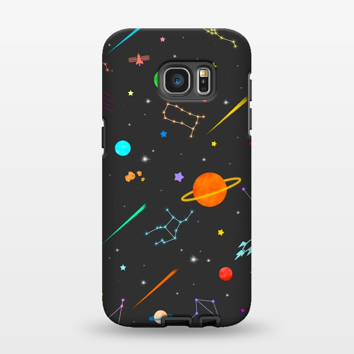 Galaxy S7 EDGE StrongFit Aesthetic colorful space by Jms