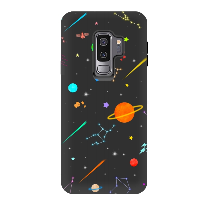 Galaxy S9 plus StrongFit Aesthetic colorful space by Jms