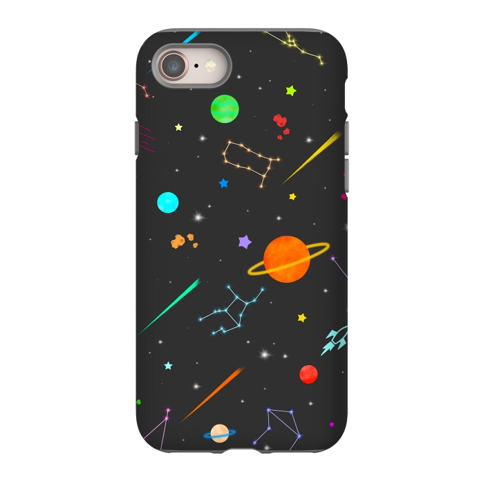 iPhone 8 StrongFit Aesthetic colorful space by Jms