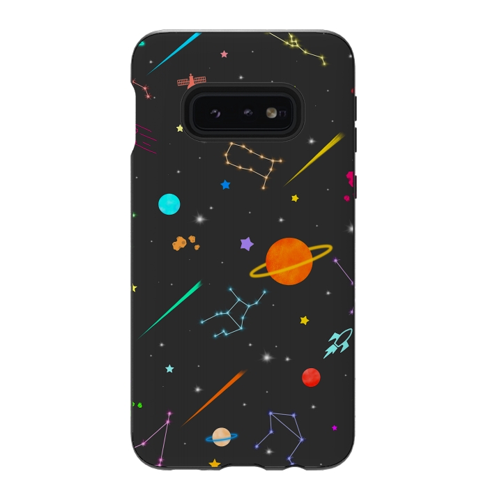 Galaxy S10e StrongFit Aesthetic colorful space by Jms