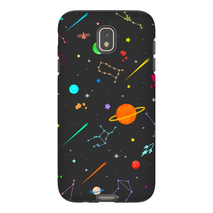 Galaxy J7 StrongFit Aesthetic colorful space by Jms