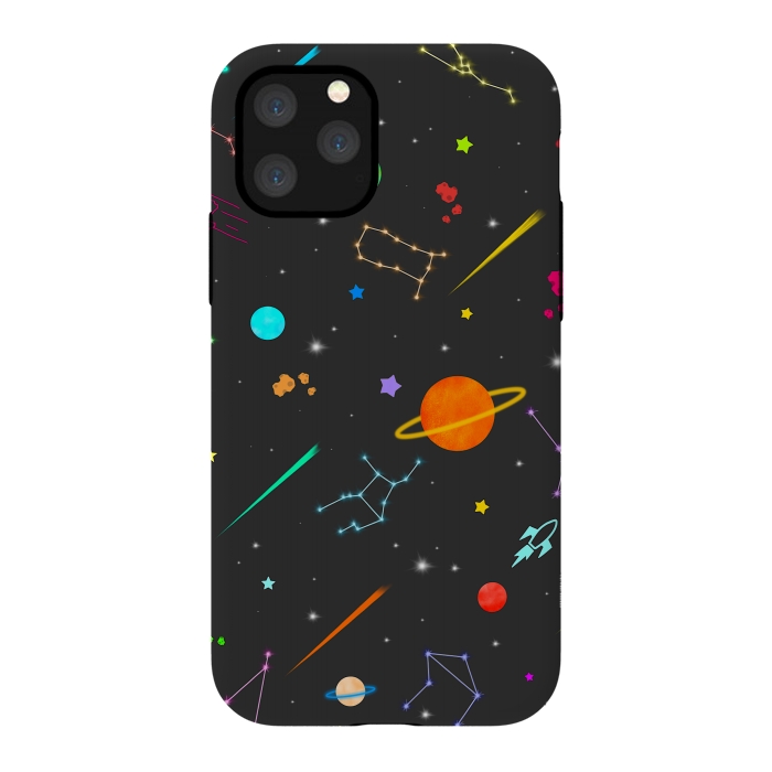 iPhone 11 Pro StrongFit Aesthetic colorful space by Jms