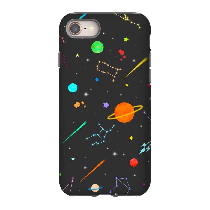 iPhone SE StrongFit Aesthetic colorful space by Jms