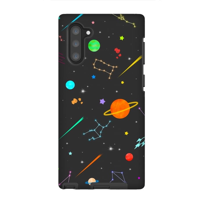 Galaxy Note 10 StrongFit Aesthetic colorful space by Jms