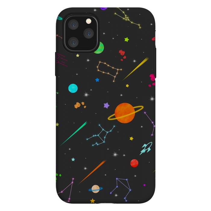 iPhone 11 Pro Max StrongFit Aesthetic colorful space by Jms