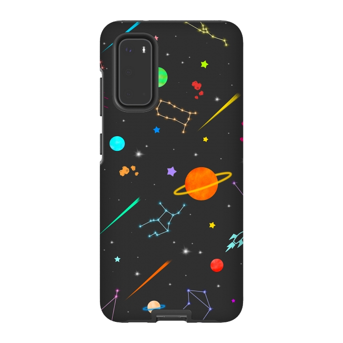 Galaxy S20 StrongFit Aesthetic colorful space by Jms