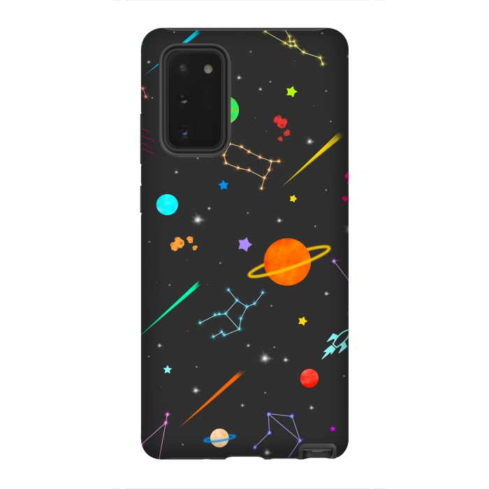 Galaxy Note 20 StrongFit Aesthetic colorful space by Jms