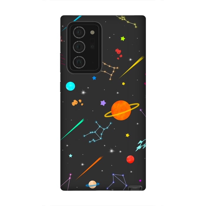 Galaxy Note 20 Ultra StrongFit Aesthetic colorful space by Jms