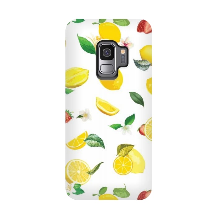 Galaxy S9 StrongFit Lemon & Strawberry by Bledi