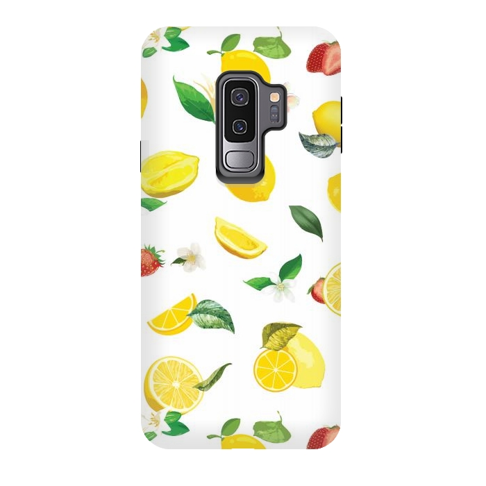 Galaxy S9 plus StrongFit Lemon & Strawberry by Bledi
