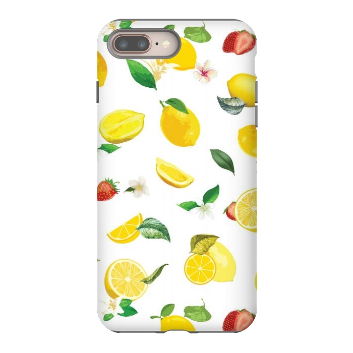 iPhone 8 plus StrongFit Lemon & Strawberry by Bledi