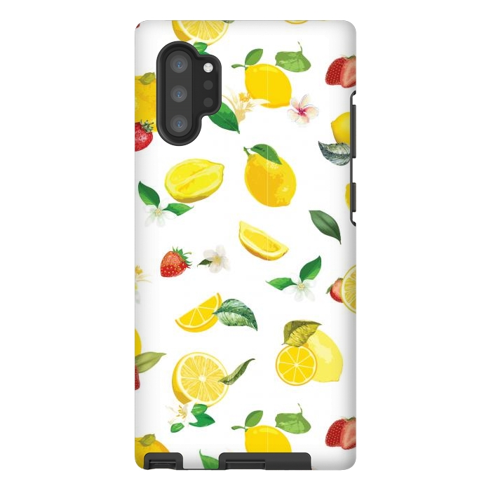 Galaxy Note 10 plus StrongFit Lemon & Strawberry by Bledi