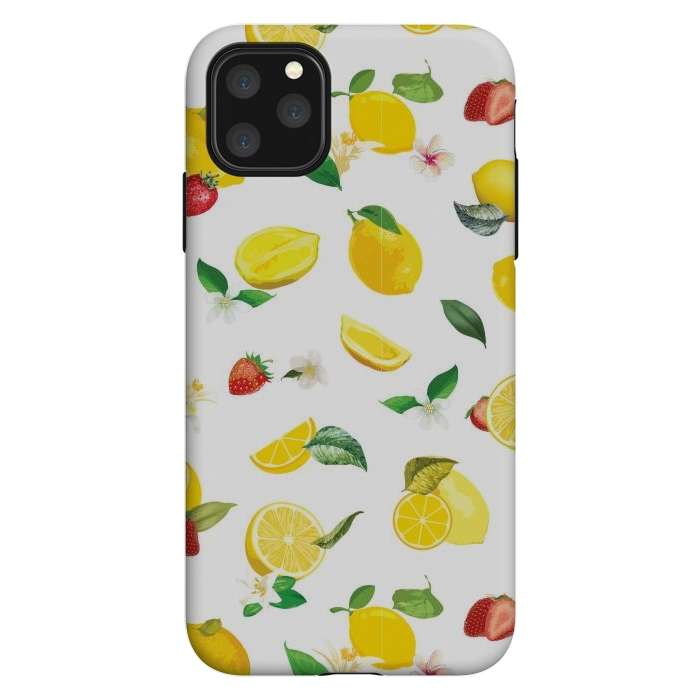 iPhone 11 Pro Max StrongFit Lemon & Strawberry by Bledi