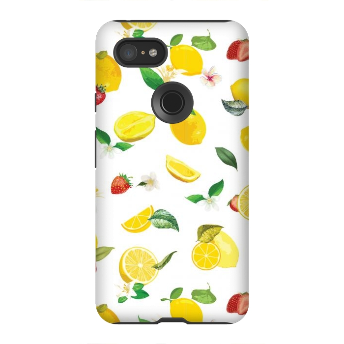 Pixel 3XL StrongFit Lemon & Strawberry by Bledi