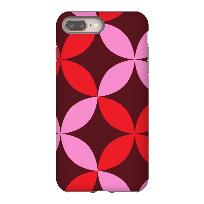 iPhone 7 plus StrongFit red pink floral  by Winston