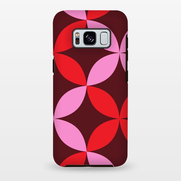 Galaxy S8 plus StrongFit red pink floral  by Winston
